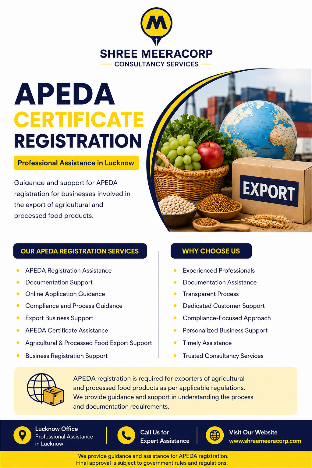APEDA Registration in India: Complete Guide for Agricultural and Food Export Businesses
