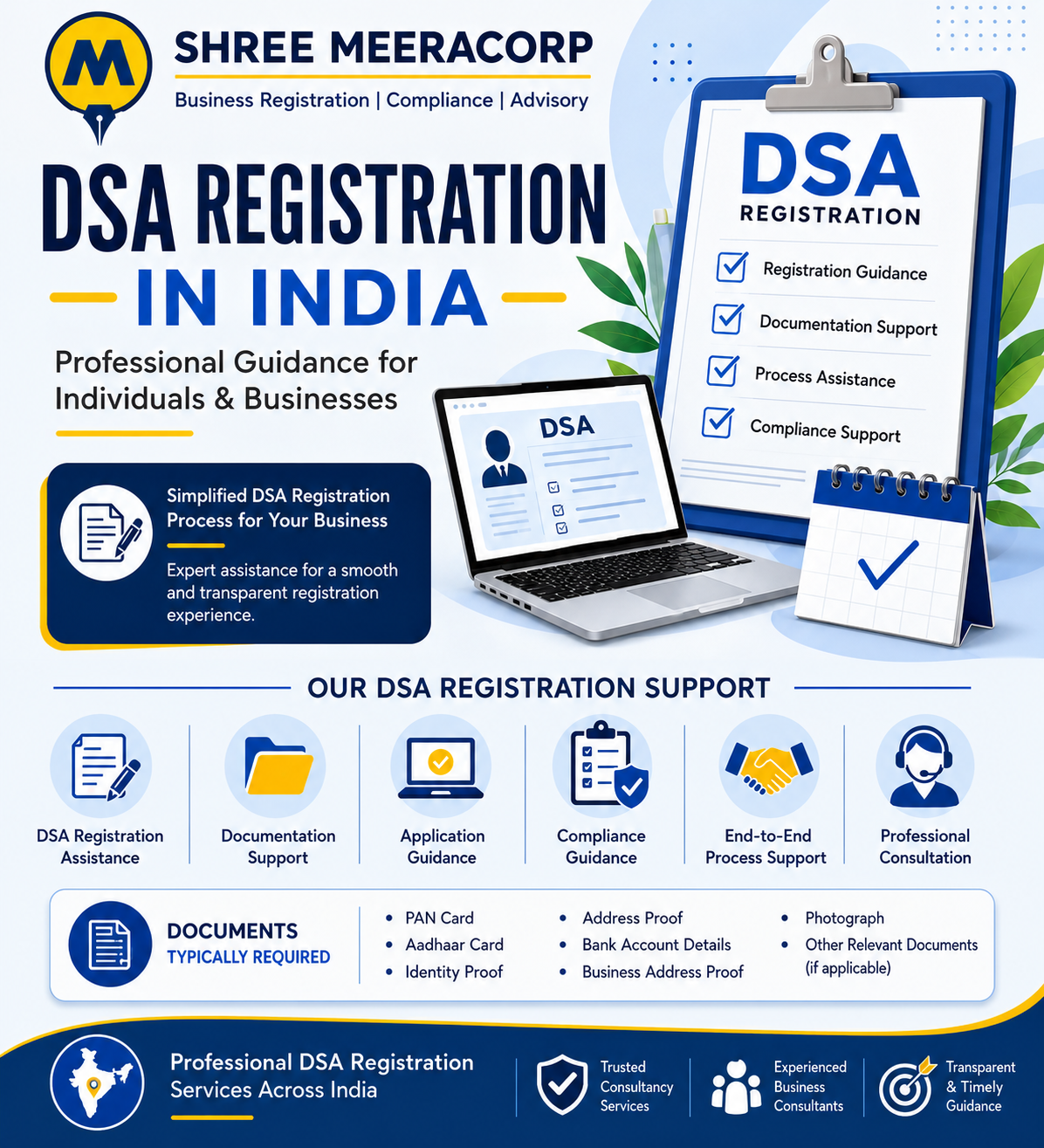 DSA Registration in India: Complete Guide, Documentation Support, Benefits & FAQs
