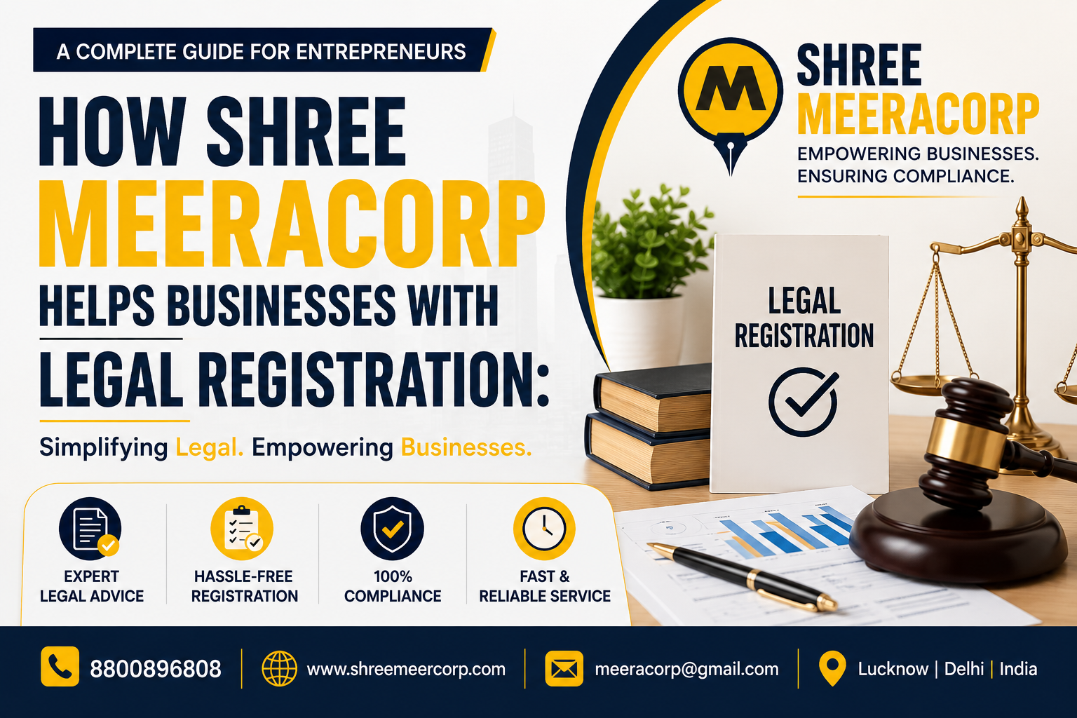 How Shree Meeracorp Helps Businesses with Legal Registration: A Complete Guide for Entrepreneurs