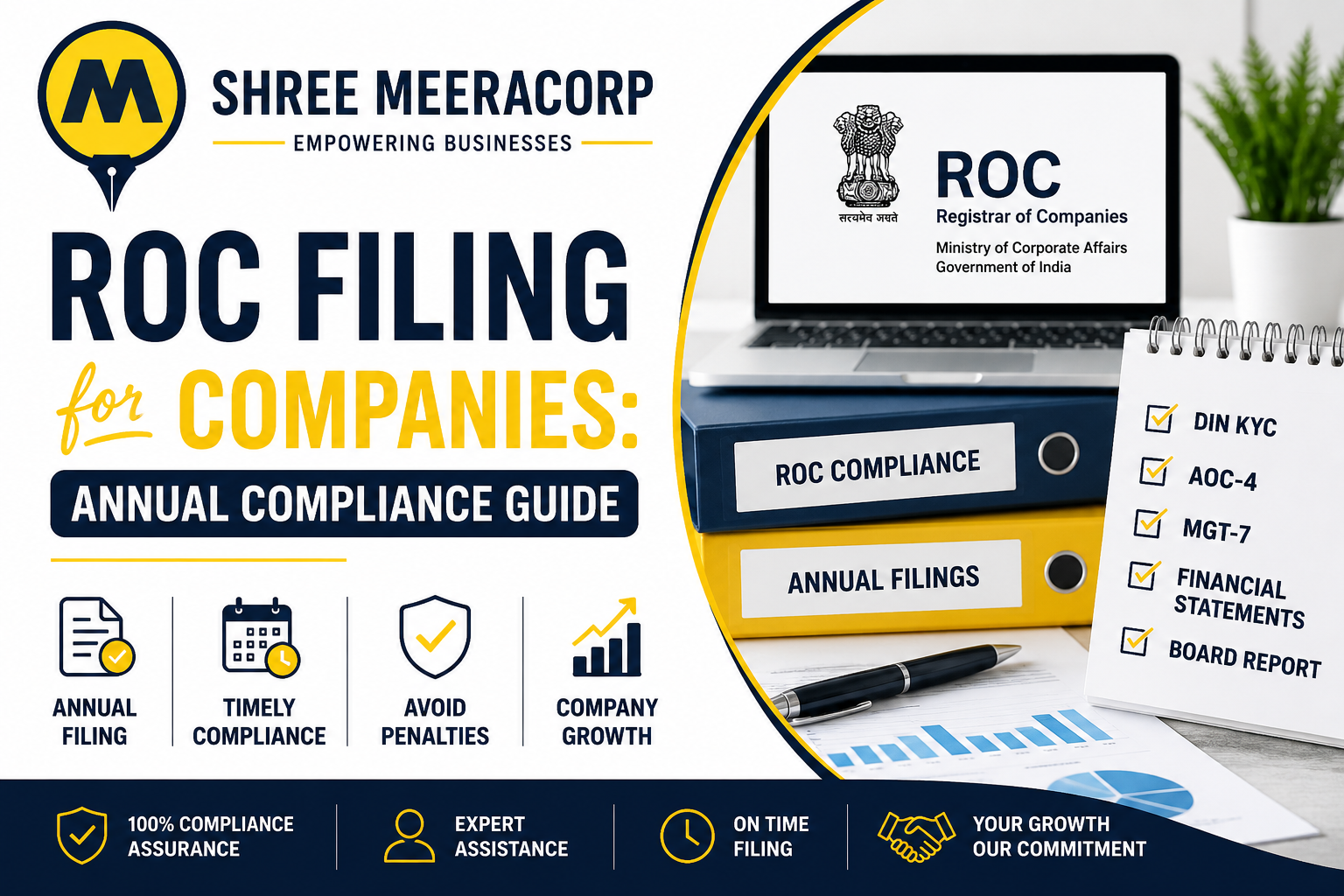 ROC Filing for Companies: Annual Compliance  Guide