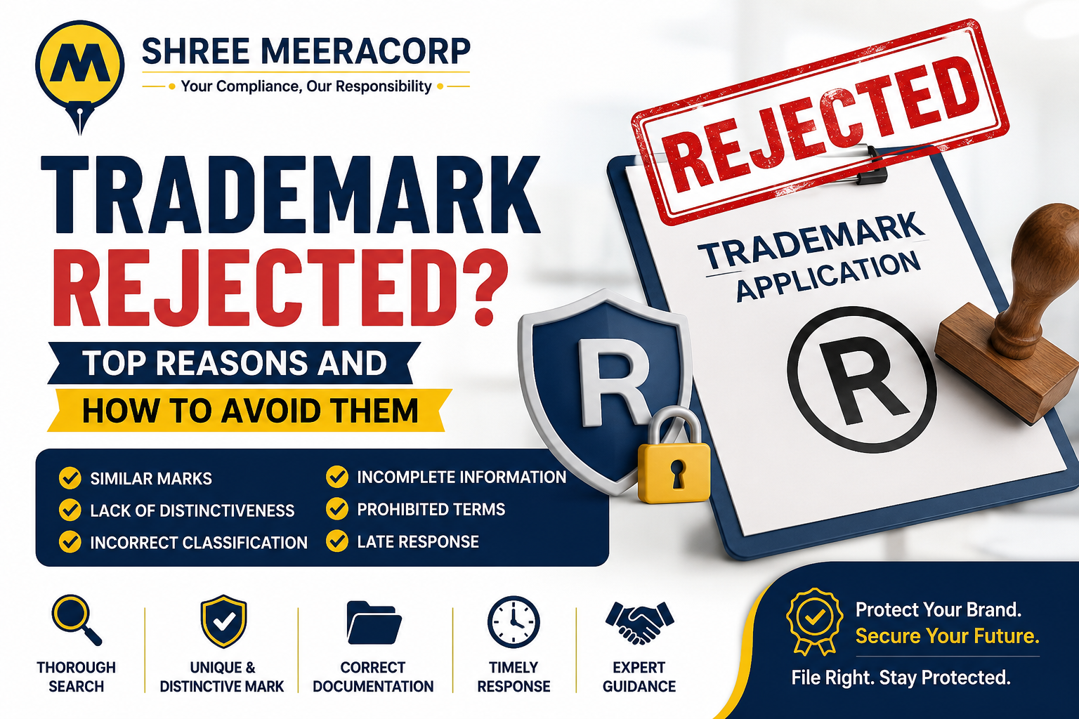 Trademark Rejected? Top Reasons and How to Avoid Them