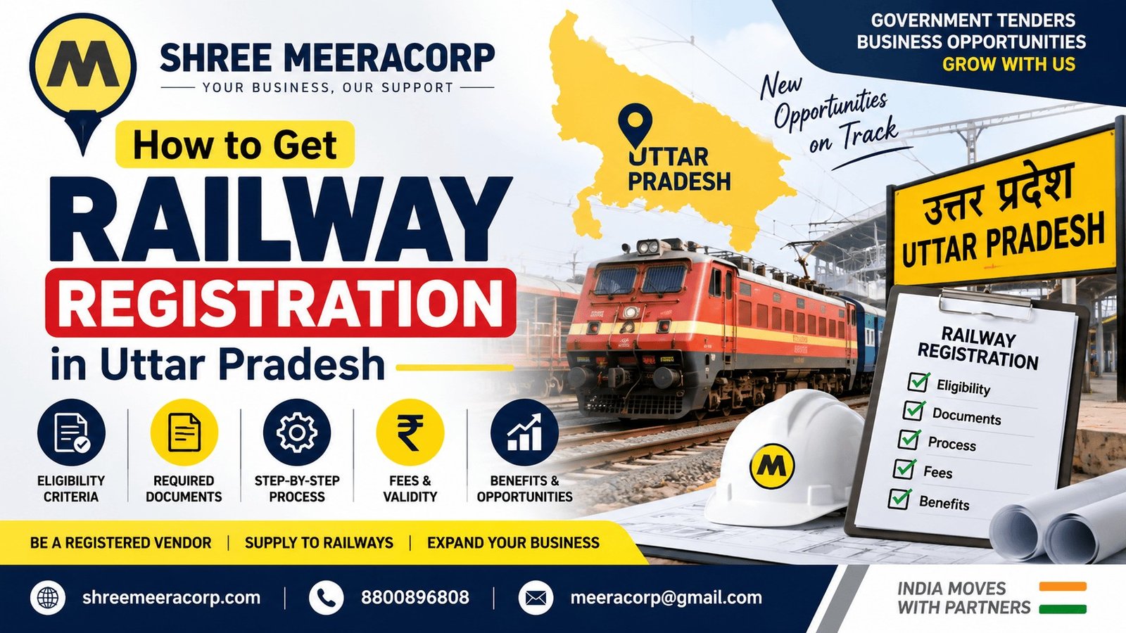 How to Get Railway Registration in Uttar Pradesh