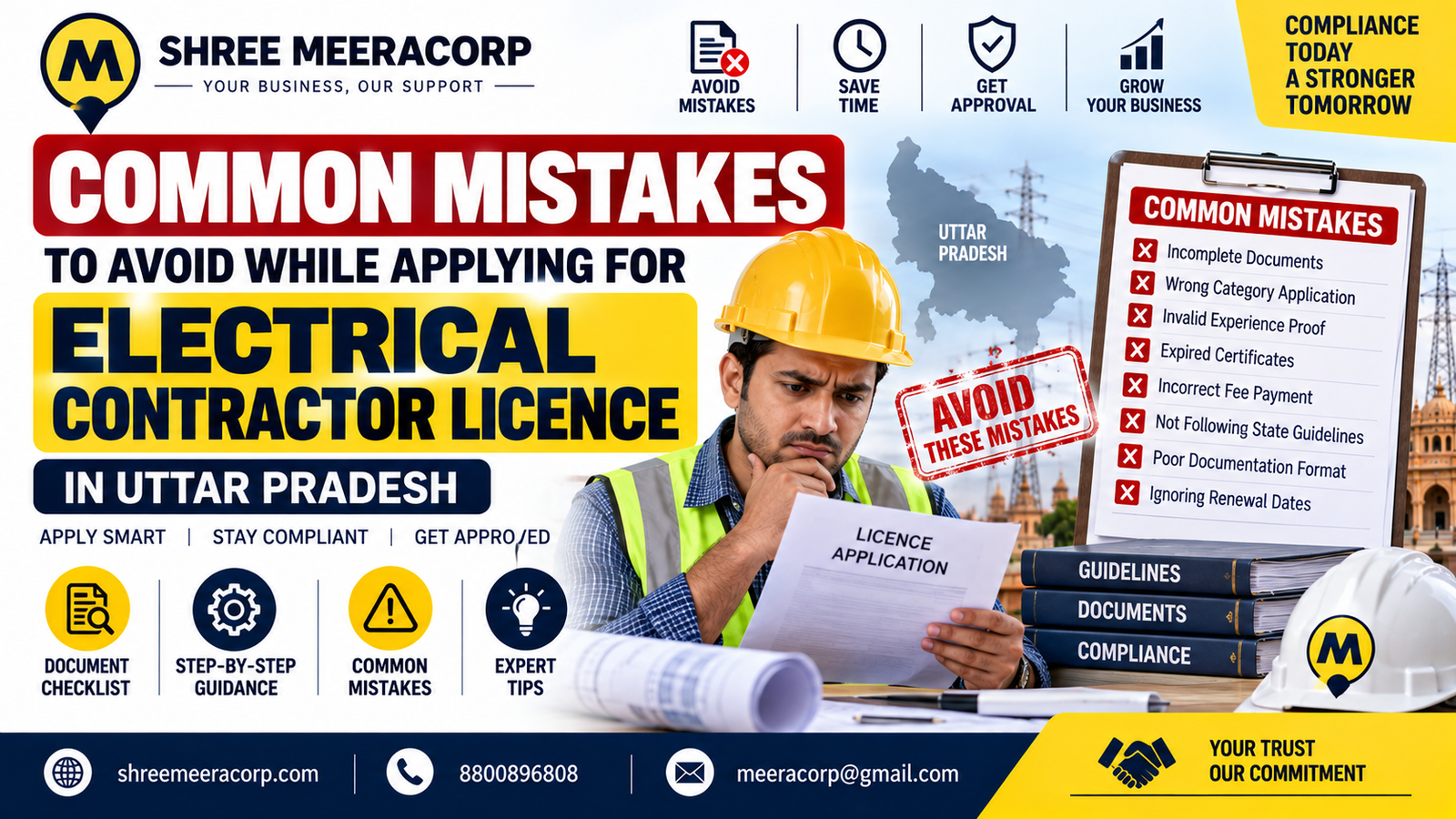 Common Mistakes to Avoid While Applying for Electrical Contractor Licence